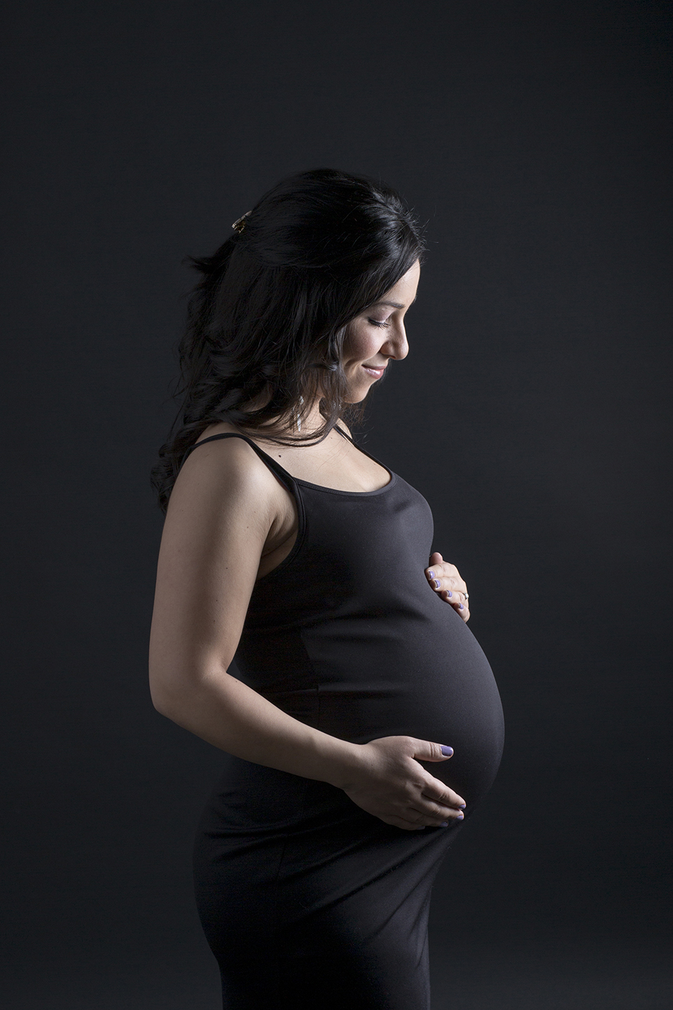 Low Key Maternity Photography