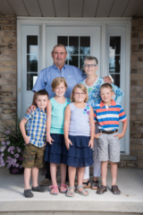 Grandparents with Grandchildren Photograph