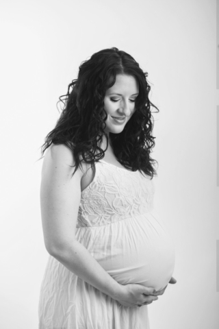 High Key Maternity Photography