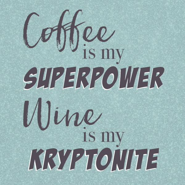 Coffee meme about superpowers