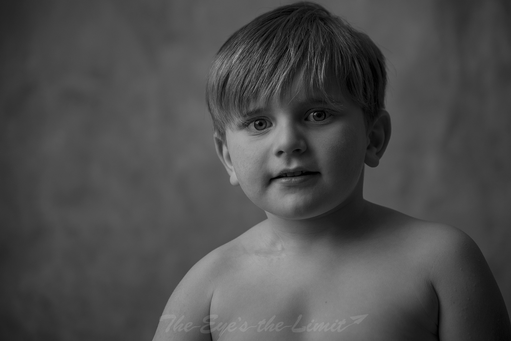 Child Portrait in black and white